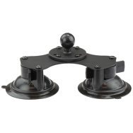 RAM Twist-Lock Dual Suction Cup Base with Ball / RAM-B-189B-202U