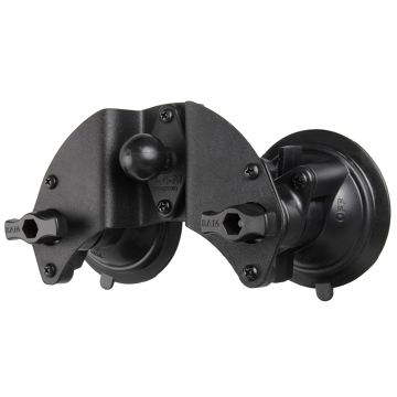 RAM Twist-Lock Dual Pivot Suction Cup Base with Ball / RAM-B-189B-PIV1U