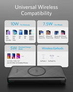 Anker bevielė maitinimo baterija / Wireless Power Bank (Powercore 10k)