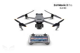 DJI Mavic 3 Pro dronas su DJI RC valdymo pultu