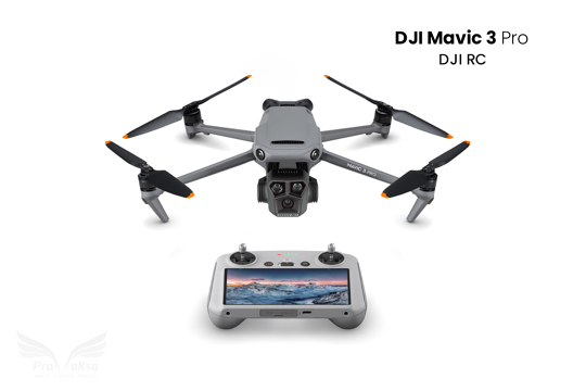 DJI Mavic 3 Pro dronas su DJI RC valdymo pultu