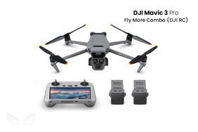 DJI Mavic 3 Pro Fly More Combo dronas su DJI RC valdymo pultu