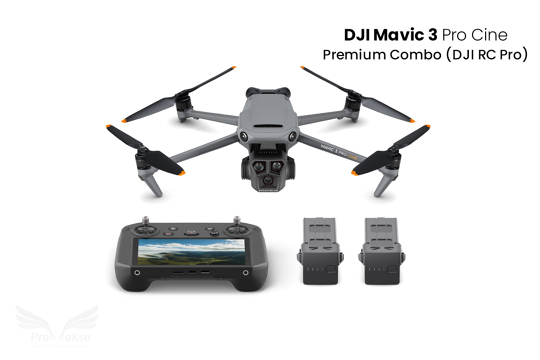 DJI Mavic 3 Pro Cine Premium Combo dronas su DJI RC Pro valdymo pultu