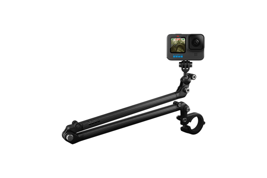 GoPro Boom lankstus laikiklis su tvirtinimu ant vamzdžio / Boom + Bar Mount