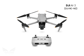 DJI Air 3 dronas su DJI RC-N2 valdymo pultu