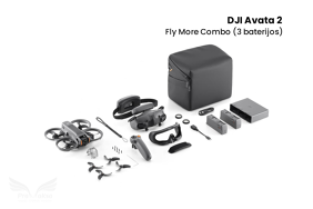 DJI Avata 2 Fly More Combo dronas (3 baterijos)