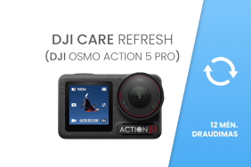 DJI Care Refresh (Osmo Action 5 Pro) 12 mėn. draudimas / pratęsimas