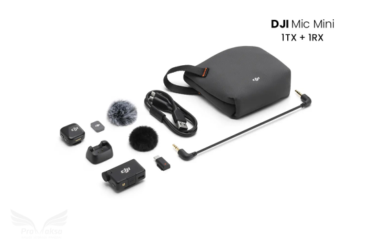 DJI Mic Mini belaidžių mikrofonų sistema / 1TX + 1RX