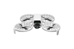 DJI Flip Fly More Combo dronas su DJI RC 2 valdymo pultu ir papildomais aksesuarais