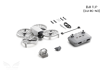 DJI Flip dronas su standartiniu RC-N3 pultu 