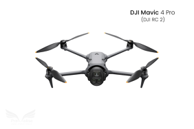 DJI Mavic 4 Pro dronas su DJI RC 2 pulteliu