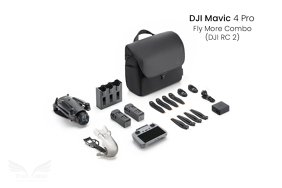 DJI Mavic 4 Pro Fly More Combo dronas su DJI RC 2 valdymo pultu