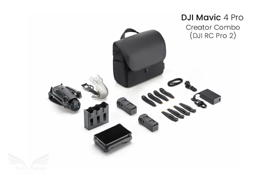 DJI Mavic 4 Pro Creator Combo dronas su DJI RC Pro 2 valdymo pultu / 512GB