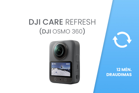 DJI Care Refresh (Osmo 360) 12 mėn. draudimas / pratęsimas 