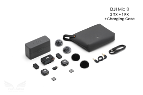 DJI Mic 3 belaidžių mikrofonų sistema / 2TX + 1RX + Charging Case