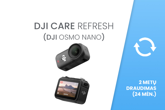 DJI Care Refresh (Osmo Nano) 24 mėn. EU draudimas