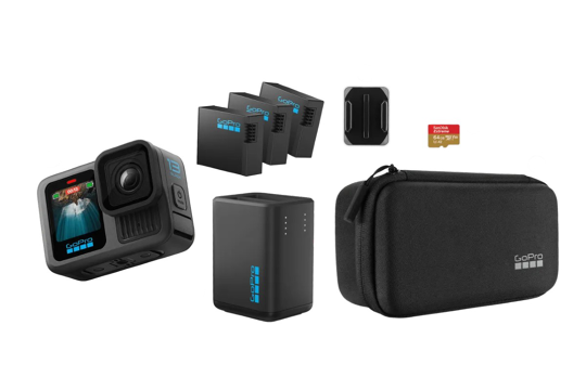 GoPro HERO13 Black veiksmo kamera su Power Bundle