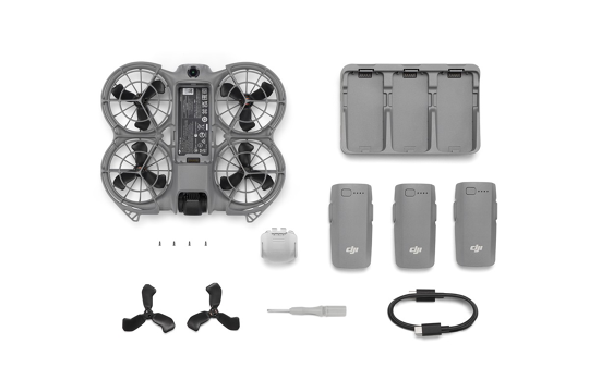 DJI Neo 2 Fly More Combo dronas su papildomais aksesuarais (be pultelio)