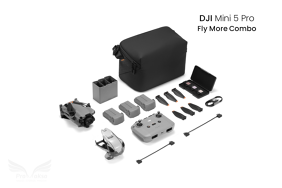 DJI Mini 5 Pro Fly More Combo dronas su RC-N3 pulteliu