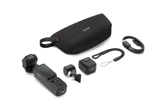 DJI Osmo Pocket 4 Standard Combo kamera su stabilizatoriumi