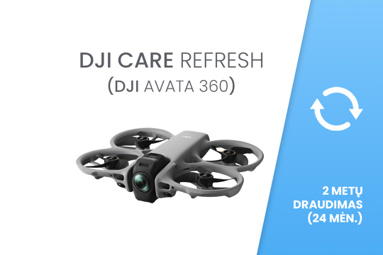 DJI Care Refresh (DJI Avata 360) EU 24 mėn. draudimas