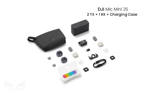 DJI Mic Mini 2s belaidžių mikrofonų sistema / 2TX+1RX + CASE