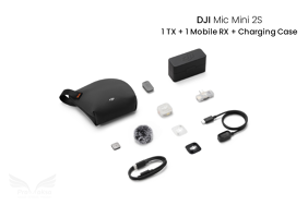 DJI Mic Mini 2s mikrofonų sistema / 1TX+1 Mobile RX +CASE