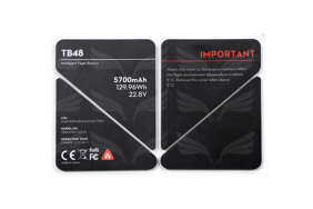 DJI Inspire 1 termo lipdukai / TB48 Battery Insulation Sticker / Part 51