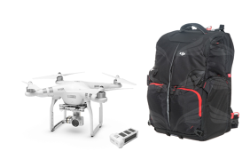 DJI Phantom 3 Professional + Extra battery + Manfrotto Backpack