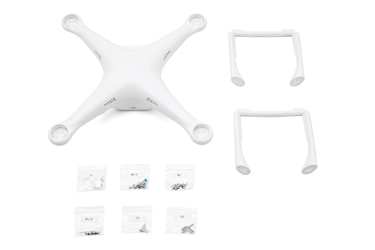 DJI Phantom 3 Pro/Adv korpusas / Shell (Includes Top & Bottom Covers) (Pro/Adv) / Part 30