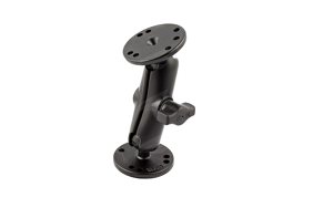 RAM Universal Double Ball Mount with Two Round Plates / B Size / RAM-B-101U