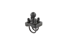 RAM Double U-Bolt Ball Base for 1'' - 1.25'' Rails / B Size / RAM-B-235U