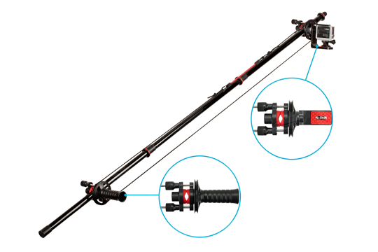  Joby gervė / Action Jib Kit & Pole Black/Red