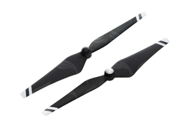 DJI P3 karboniniai propeleriai 9450 / Carbon Fiber Self-tightening Rotor (composite hub, black with white stripes) 1 pair