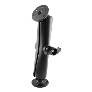RAM<sup>®</sup> Double Ball Mount with Two Large Round Plates - D Size Long
